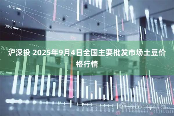 沪深投 2025年9月4日全国主要批发市场土豆价格行情