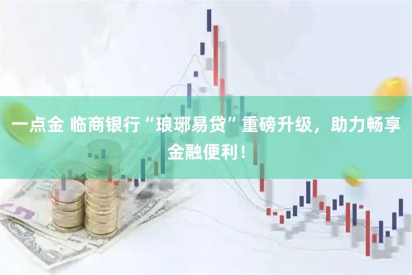 一点金 临商银行“琅琊易贷”重磅升级，助力畅享金融便利！